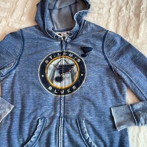 Majestic Blue St. Louis Blues Zip-Up jacket